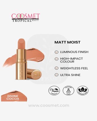 ST London - Matt Moist Long-Lasting Lipstick - Divine Cocoa