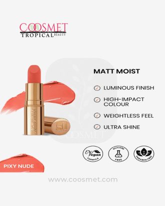 ST London - Matt Moist Long-Lasting Lipstick - Pixy Nude