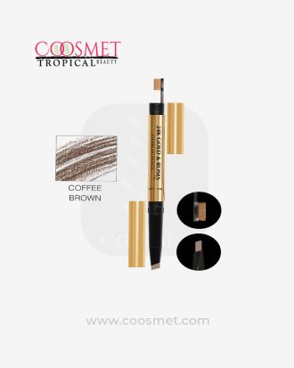 BBA By Suleman - 24K Gold & Roses V.02 Eyebrow pencil - Chocolate Brown