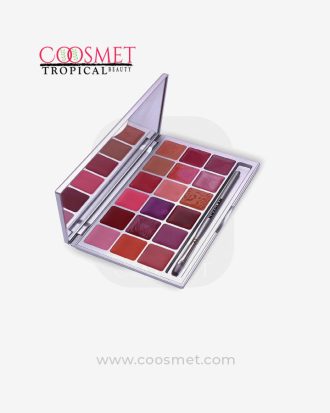 Kryolan - Lippenstift Pallet - Lip Rouge Set 18 Colors
