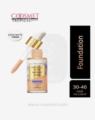 Max Factor - Miracle Pure Skin Reset Foundation - 30-40 fair to light
